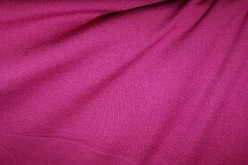 Katoen polyester lycra stoffen - Tricot stof - Punta di Roma - fuchsia - 9601-017