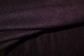 Paarse stoffen - Fleece stof - aubergine - 9111-019
