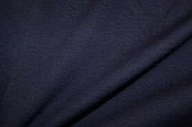 Katoen polyester lycra stoffen - Tricot stof - Punta di Roma - blauw-paars - 9601-147