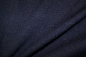 Paarse stoffen - Tricot stof - Punta di Roma - blauw-paars - 9601-147