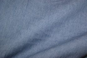 Broek stoffen - Spijkerstof - Jeans soepel - lichtblauw - 0600-003