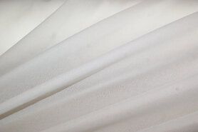 Voeren van een kledingstuk stoffen - Charmeuse wit (rekbare tussenvoering)*k (230720)