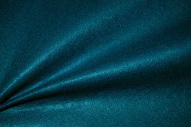 Mintgroene vilt stoffen - Tassen vilt 7071-024 Petrol 3mm 