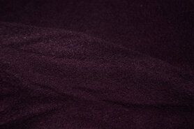Fleece stoffen - Fleece stof - donkerpaars - 9111-048