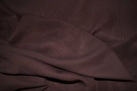 Chiffon stoffen - Voile stof - Chiffon uni - bruin - 3969-058