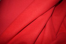 Vest stoffen - Softshell stof - rood - 7004-015