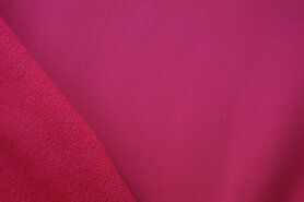 Roze stoffen - Softshell stof - fuchsia - 7004-017