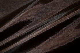 Bruine stoffen - Voering stof - heel - donkerbruin - 7800-058
