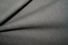 48% katoen, 48% polyester, 4% elastan stoffen - Spijkerstof - Jeans stretch - donkergrijs - 3928-068