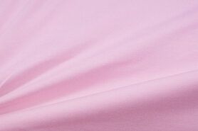 Roze tricot stoffen - Tricot stof - uni - roze - 5438-212