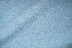 Wollen stoffen - Wollen stof - Gekookte wol - oudblauw - 4578-003