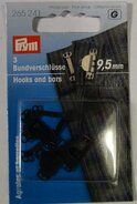 Prym diverse* - *Prym Broekhaken 9,5mm. zwart (265.241)*