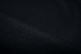 Zwarte stoffen - Softshell stof - zwart - 7004-069