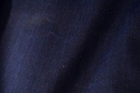 Blauwe stoffen - Tricot stof - denim - donkerblauw - 0626-060