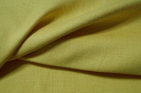 Gele stoffen - Linnen stof - Stretch linnen - geel - 0591-575