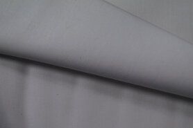 Fleece katoen Sherpa stoffen - Katoen stof - 2.40 m breed - grijs - 7400-038