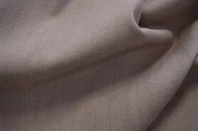 BM - interieurstoffen - Linnen stof - Interieur- en gordijnstof Linnenlook (breed) - donkerbeige - 303329-V4