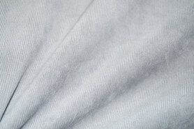 Graue Stoffe - NB 1576-061 Rippstoff Stretch hellgrau