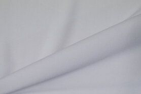 Viscose, polyester, lycra stoffen - Stretch stof - Bi-stretch (crêpe) - wit - 2773-050