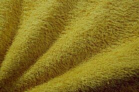 Gele stoffen - Badstof - dubbel gelust - oker - 2900-033