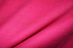 Roze stoffen - Linnen stof - stretch - fuchsia - 0591-875