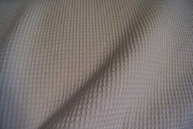 Aankleedkussen stoffen - Wafelkatoen stof - Wafeldoek - beige - 0267-179
