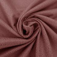 Gladde stoffen - Kunstleer stof - Unique leather - oudroze - 0541-534