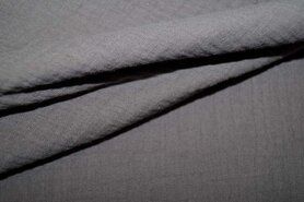 OEKO-TEX stoffen - Katoen stof - Hydrofielstof uni - taupe - 3001-054