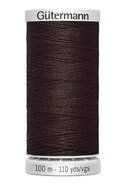 Super Sterke naaigaren Gütermann 100 meter - Super Sterk Gutermann garen donkerbruin 696