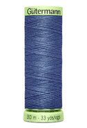 30 meter garen - Gütermann Siersteekgaren jeansblauw 112