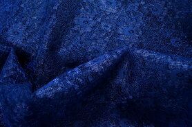 Kant stoffen - Kant stof - donkerblauw - 4800-016