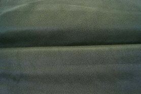 Polyester en elastan stoffen - Kunstleer stof - Unique leather - donkergroen - 0541-210