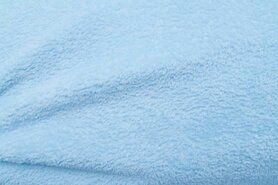 Plaid stoffen - Fleece stof - ultra soft - lichtblauw - 5358-003