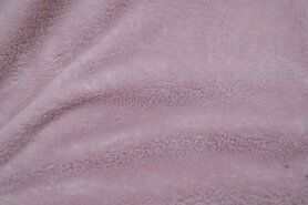 Fleece stoffen - Fleece stof - ultra soft - poederroze - 5358-112