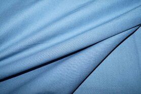 Oud blauwe stoffen - Katoen stof - zacht - oudblauw - 1805-001