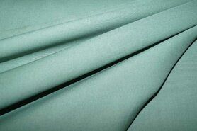 Kleding stoffen - Katoen stof - zacht fris - oudgroen - 1805-021