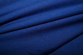 OEKO-TEX stoffen - Tricot stof - Punta di Roma - kobaltblauw - 9601-108