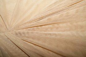Polyester stoffen - Polyester stof - Mesh - huidskleur - 0695-090