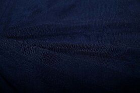 Laagjes kleding stoffen - Polyester stof - Mesh heel - donkerblauw - 0695-600
