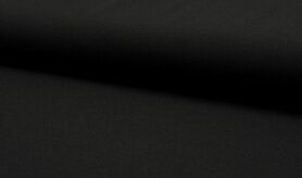 Decoratiestoffen - Tricot stof - Light scuba crepe - zwart - 1040-069