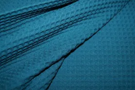 Petrol - KN 0267-670 Wafeldoek petrol