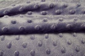 Minky stof - KN 0617-820 Fur Niply lila