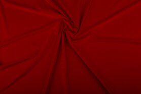 Rode stoffen - Lycra stof - Rood - 0365-015