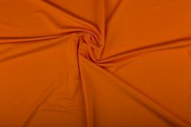  85% polyester,15% elastan stoffen - Lycra stof - oranje - 0365-036