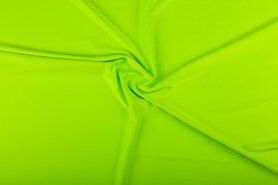  85% polyester,15% elastan stoffen - Lycra stof - appelgroen - 0365-122