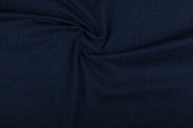 Blauwe stoffen - Spijkerstof - Jeans - donkerblauw - 0400-008