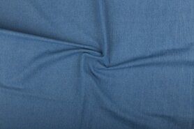 Blauwe stoffen - Spijkerstof - Jeans soepel - lichtblauw - 0500-002