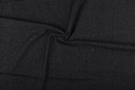 zwarte stoffen - Spijkerstof - Jeans - zwart - 0500-069