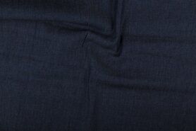 Donkerblauwe stoffen - Spijkerstof - Jeans soepel - donkerblauw - 0600-008
