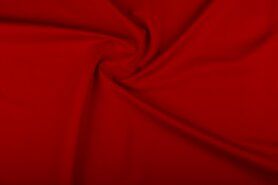 Rode stoffen - Tricot stof - Punta di Roma - rood - 0835-015